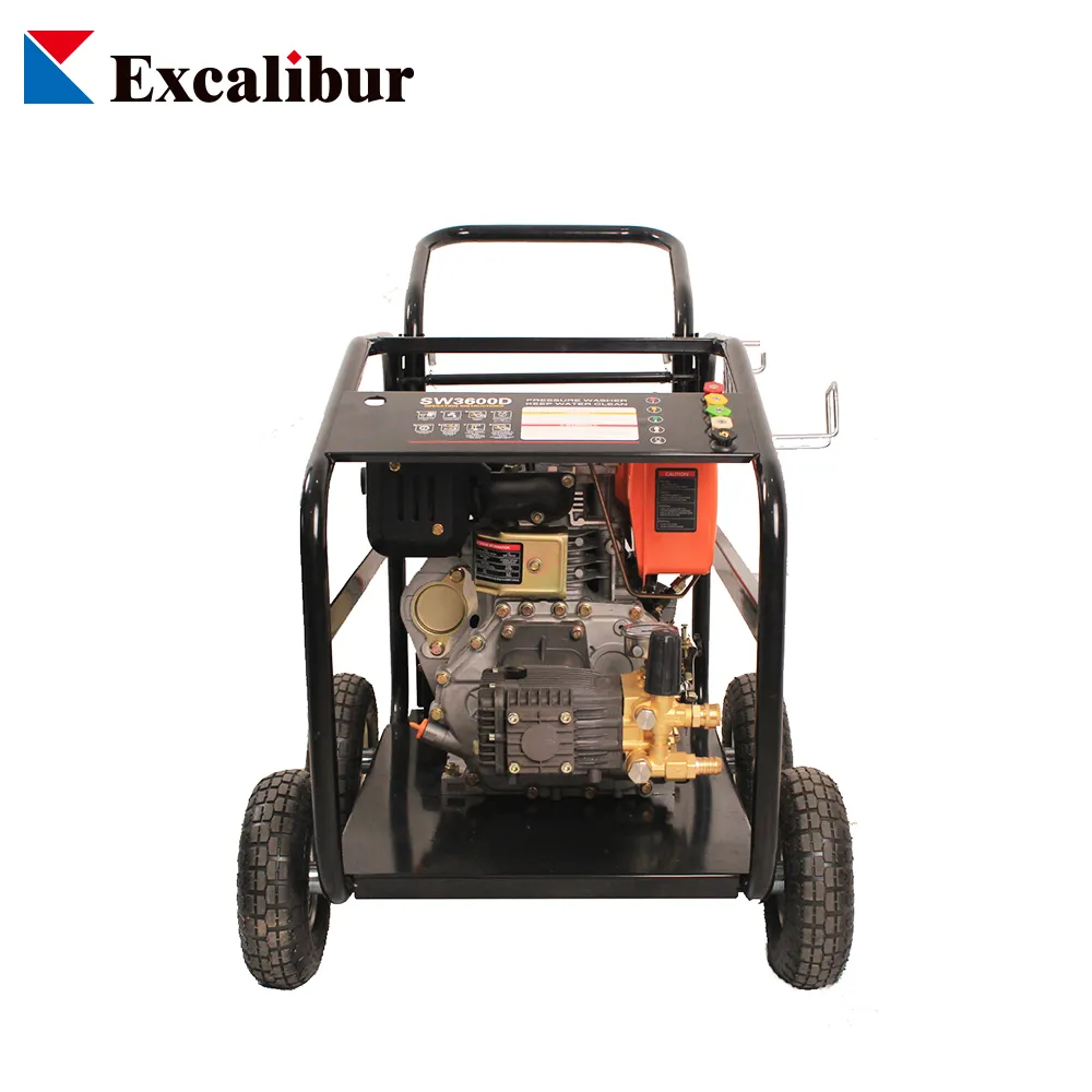 Excalibur 250 Bar 3600 PSI 10 HP 13 HP Gasoline Diesel Car Washer Cleaning High Pressure Washer