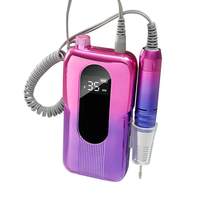 2024 nouveau Mini conception d'affichage haute qualité 35000 tr/min perceuse à ongles Rechargeable vitesse réglable perceuse à ongles
