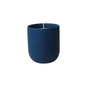 Pot à bougie en céramique mate coloré et créatif, réutilisable, pour bougies de soja DIY, vide, style art chinois traditionnel, aromathérapie - Product Image 1