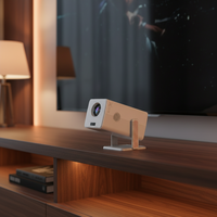 Mini projecteur LED personnalisé en usine T950S 1080P avec prise en charge de la mise au point automatique, correction trapézoïdale, 230 ANSI, lumière bleue non nocive, fonction Bluetooth bidirectionnelle