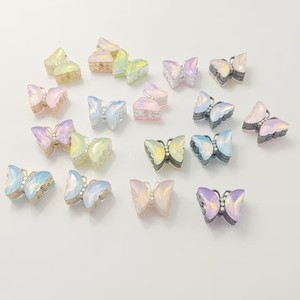 Strass pour ongles en forme de papillon, alliage plaqué, dos plat, accessoires de bijoux DIY, 20-40 pièces - Product Image 1