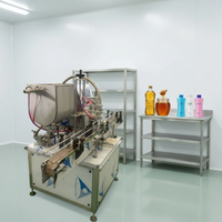 Machine de remplissage automatique à pompe à engrenages haute vitesse à tête unique avec contrôle PLC pour le remplissage précis de liquides et de pâtes chimiques et alimentaires
