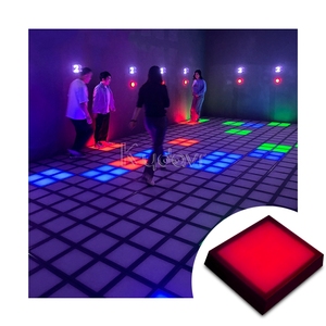 Jeu interactif multijoueur en intérieur à durée limitée, défi de saut, grille de pixels LED 30x30cm, méga relais, activation des dalles de sol - Product Image 3