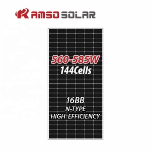 <span class=keywords><strong>AMSO</strong></span> Offre Spéciale Topcon 550w 550w-600w Panneau solaire tout noir de type N 560W 570W 600Watt Panneau solaire mono en stock européen - Product Image 1