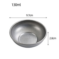 Plat à sauce soja en acier inoxydable, bol à condiments multi-usages, assiette à collations pour restaurant et bar à sushis