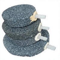 Diffuseur d'air rond en céramique pour aquarium, disque à bulles à haut débit, oxygénateur pour aquarium et bassin 4 mm