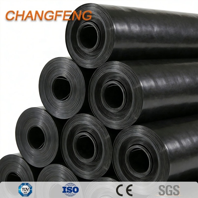 Industrial Outdoor Aquaculture Shrimp ASTM GRI GM13 HDPE Geomembranes 0.3mm 0.5mm for Aquaculture Dam Liner PVC EPDM