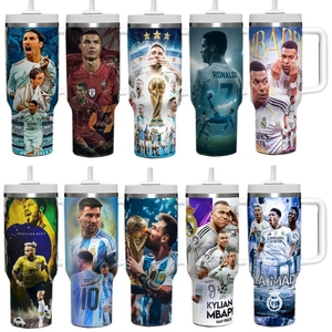 40オンス ステンレス製 <span class=keywords><strong>2026</strong></span>年サッカーワールドカップ フットボールスター タンブラー 二重壁真空断熱タンブラー キャンプや旅行に - Product Image 2