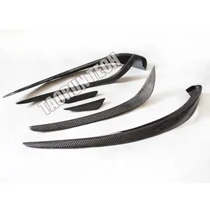 Ailerons latéraux de pare-chocs avant en fibre de carbone pour Benz W117 CLA180 CLA200 CLA250 CLA45 <span class=keywords><strong>AMG</strong></span> Sport Bumper 13 - 15 - Product Image 1