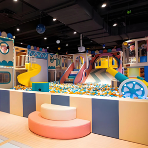 Équipement de jeu intérieur pour enfants Leber avec piscine à <span class=keywords><strong>balles</strong></span>, toboggans, <span class=keywords><strong>parc</strong></span> d'attractions pour les fêtes d'enfants, salle de jeux, garantie 1 an - Product Image 1