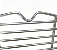 Grille de cuisson ronde pliable en acier inoxydable pour barbecue extérieur avec poignée, fabriquée par une usine OEM