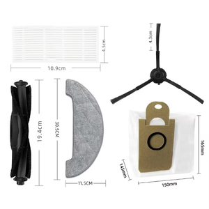 Robot aspirateur brosse principale filtre Hepa vadrouille sac à poussière en tissu pour Imou <span class=keywords><strong>L11</strong></span> Pro Laresar L6 Pro Honiture Q6 Pro pièces - Product Image 2