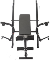 Banc de musculation pliable réglable en acier de haute qualité, capacité de 150 kg, multi-usages pour squats, sit-ups, entraînement de musculation unisexe