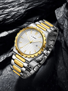 นาฬิกาข้อมือควอตซ์แฟชั่นธุรกิจผู้ชาย <span class=keywords><strong>TOMI</strong></span> T302 ขายส่ง สายสแตนเลสพรีเมียมแบบกำหนดเอง นาฬิกาผู้ชายสำหรับใช้ในชีวิตประจำวัน - Product Image 6