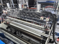 Automatische LDPE-zakkenmachine voor zware transportzakken, drie servo's, warmte-seal, koud-snijmachine