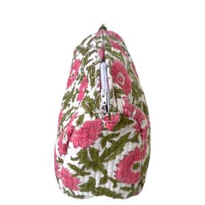 Sacoches cosmétiques bohèmes en coton, légères, imprimées à la main, respirantes, durables, multifonctionnelles pour voyage et salon – Offre Spéciale - Product Image 4