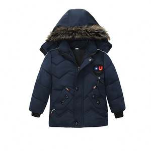 Ventes en gros de vestes en fourrure pour enfants, bébés et garçons, manteaux longs pour l'hiver - Product Image 3