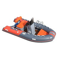 Bateau pneumatique rigide à grande vitesse certifié CE de 3,3 m avec moteur de 20 CV, en PVC léger, idéal pour la pêche et les loisirs
