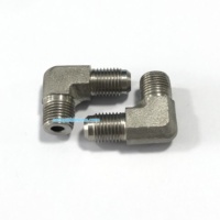 Coude à 90 degrés en acier inoxydable forgé mâle 3AN AN3 vers mâle 1/8 NPT filetage pour tuyau de frein