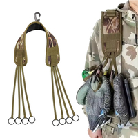 Sangle de transport camouflage pour oiseaux aquatiques avec 8 crochets – Harnais de chasse pour canards et oies – Accessoires de chasse