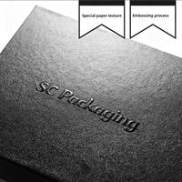 Boîte à bijoux rectangulaire personnalisable avec tiroir coulissant, coffret cadeau avec gaufrage pour montre - Emballage en papier spécial, cadeau souvenir