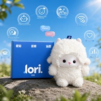 Peluche interactive vocale intelligente Lori AI en forme d'agneau, coffret cadeau, cadeau d'anniversaire LR-01, rembourrage en coton PP, vente en gros usine