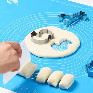 Tapis de pétrissage en silicone alimentaire 50x60cm, plaque de cuisson antiadhésive pour la préparation de pâtes et de pâtisseries - Product Image 3