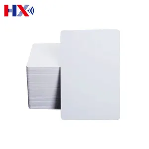 Sigue personalizado Venta caliente imprimible tarjetas RFID en blanco de 0,85mm de tarjeta de PVC