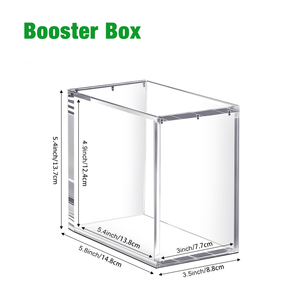 Boîte <span class=keywords><strong>de</strong></span> rangement en acrylique pour cartes magnétiques Booster Pack Protector, étui <span class=keywords><strong>de</strong></span> présentation pour cartes <span class=keywords><strong>Pokemon</strong></span> TCG, boîte <span class=keywords><strong>de</strong></span> présentation en acrylique ETB - Product Image 2