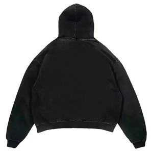 Sudadera con Capucha Unisex de Algodón, Estampado Gráfico, Lavado Ácido, Fabricantes de Ropa Urbana, Sudadera Extra Grande Personalizada para Mujer - Product Image 5