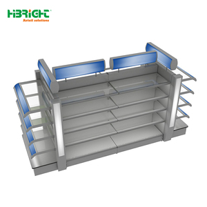 Étagère Gondola Highbright Island avec Boîte à Lumière LED et Étagères Inclinées - Product Image 5