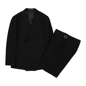 Completo da Uomo Doppiopetto Slim Fit <span class=keywords><strong>con</strong></span> Risvolto a Punta, Abito da Cerimonia/Business <span class=keywords><strong>con</strong></span> Pantaloni Regolabili Laterali - Premium - Product Image 3