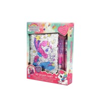 Papeterie personnalisée, carnets à sequins kawaii, ensembles de papeterie de bureau, papeterie scolaire de haute qualité, cadeau pour fille