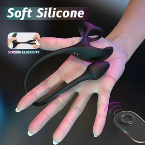 Anelli Ritardanti per il Pene Anelli Vibranti Giocattoli Sessuali Maschili e Anali Impermeabili 120g Giocattoli Sessuali per Uomini - Product Image 2