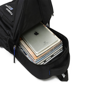 Men's <b>Backpack</b> <b>Large</b> Capacity Waterproof Business Travel Student Use Solid Color Detachable Straps 20-35L - Product Image 2