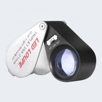 Loupe LED 30X avec lumière de travail IP67, en alliage d'aluminium, lumière UV blanche industrielle, lumière noire, rechargeable par USB, mini loupe
