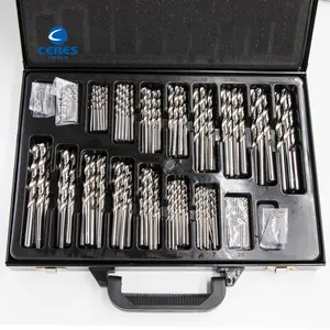 Trung Quốc Nhà Sản Xuất Vàng Chuyên Nghiệp Hss 170Pcs Twist Drill Bit Set Cho Kim Loại Khoan