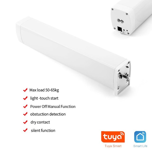 New Type Encryption Dooya Tuya Smart Electric Curtain Motor Google Home Smart  Automation Factory Wholesale Zigbee Version