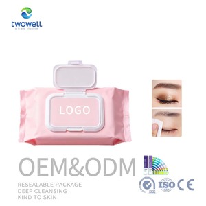 Toallitas Húmedas Desmaquillantes de Belleza Cosmética con Logotipo Personalizado para Mujer - Product Image 1