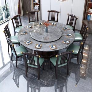 Meubles de luxe, table à manger en marbre carré, dalle de pierre, table à manger moderne, ensemble de table à manger - Product Image 2