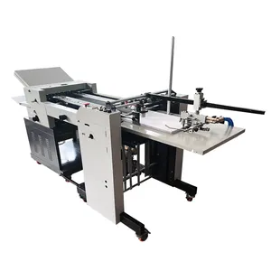 Paper Folding Machine Zig Zag Folds Creasing With Suction Feeding Paper Pleating Machine