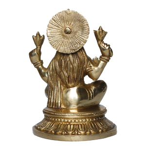 Handmade Brass <b>Statue</b> of Ganesh Traditional Design for <b>Religious</b> and Cultural Purposes - Product Image 3