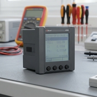 Analizador de Armónicos APM520 con Precisión del 0.2%, Protocolo Modbus RTU, 4DI2DO, Panel LCD de 96*96 para Gabinete de Distribución Industrial