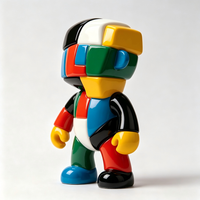 Figurine de personnage Alien en PVC moulé par injection personnalisée, bloc de couleur, pour la promotion de la marque et la décoration intérieure