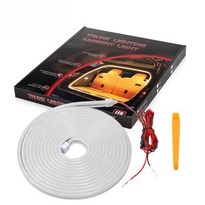 Bande lumineuse LED RGB flexible étanche IP67 de 2,5 m et 3,5 m pour l'ambiance des voitures et camions, 12 V, garantie 2 ans, vente en gros - Product Image 1