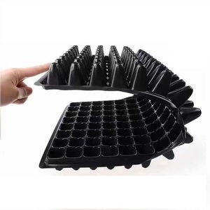 Barquettes <span class=keywords><strong>en</strong></span> plastique PET noires jetables pour semis <span class=keywords><strong>de</strong></span> légumes, taille 540x280mm, capacité 21-200 cellules, pour pépinière <span class=keywords><strong>de</strong></span> plantes succulentes, marque XHY - Product Image 3