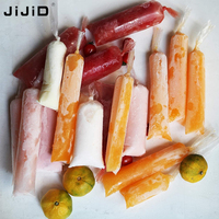 JIJID Wegwerp IJslollyvormpjes Zelfgemaakte DIY Diepvries Tubes Ritsverpakkingen voor Fruitsap, Gelei, Yoghurt, Dranken, IJs