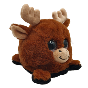 Bán Buôn Tùy Chỉnh Chất Lượng Cao Thời Trang Nhồi Bông Mềm Toy Reversible Plush Toy Dễ Thương <span class=keywords><strong>Moose</strong></span> Và Gấu Đen - Product Image 3