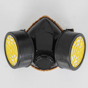 หน้ากากป้องกันก๊าซพิษป้องกันฝุ่นครึ่งหน้าพร้อมตัวกรองช่วยหายใจทางเคมี - Product Image 4