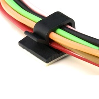 Serre-câble en nylon réglable de 8 à 25mm avec clip de câble auto-adhésif Clips de support de câble en plastique